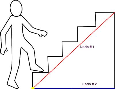 subir escalera