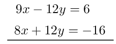 Resultado de la multiplicación de los coeficientes