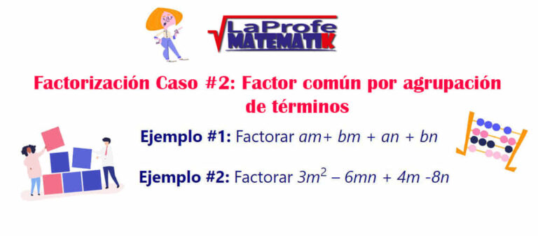 Factorización caso 2 Factor común por agrupación de términos