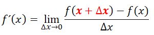 Derivada por definición