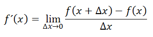 derivada por definición