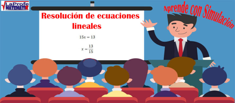 Resolución de ecuaciones lineales