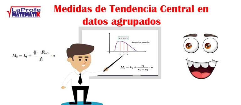 La media aritmética mediana y la moda