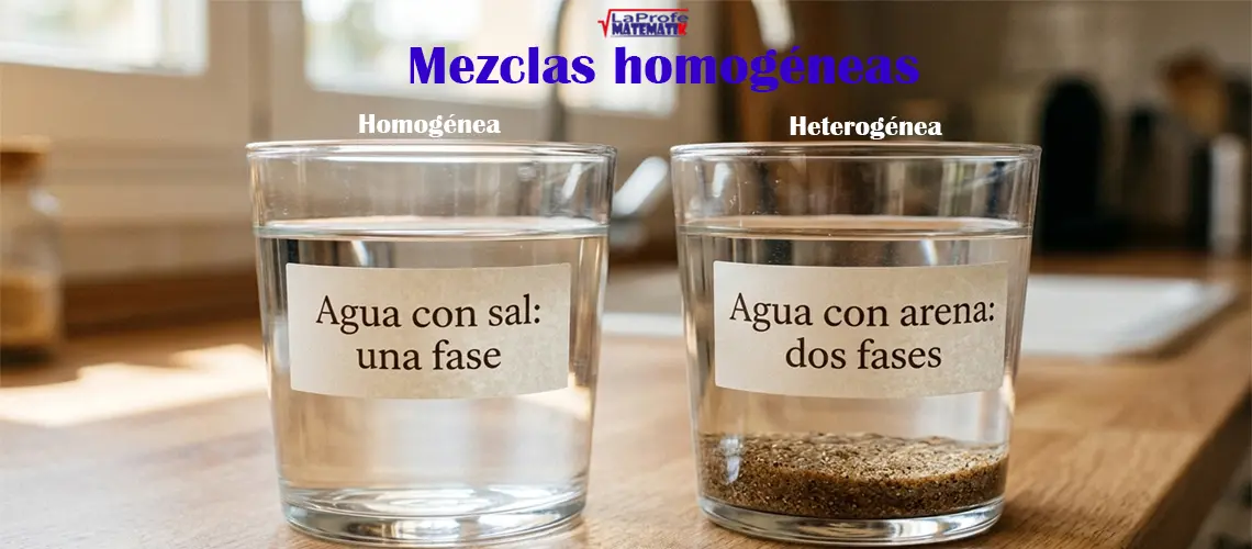 Mezclas homogéneas